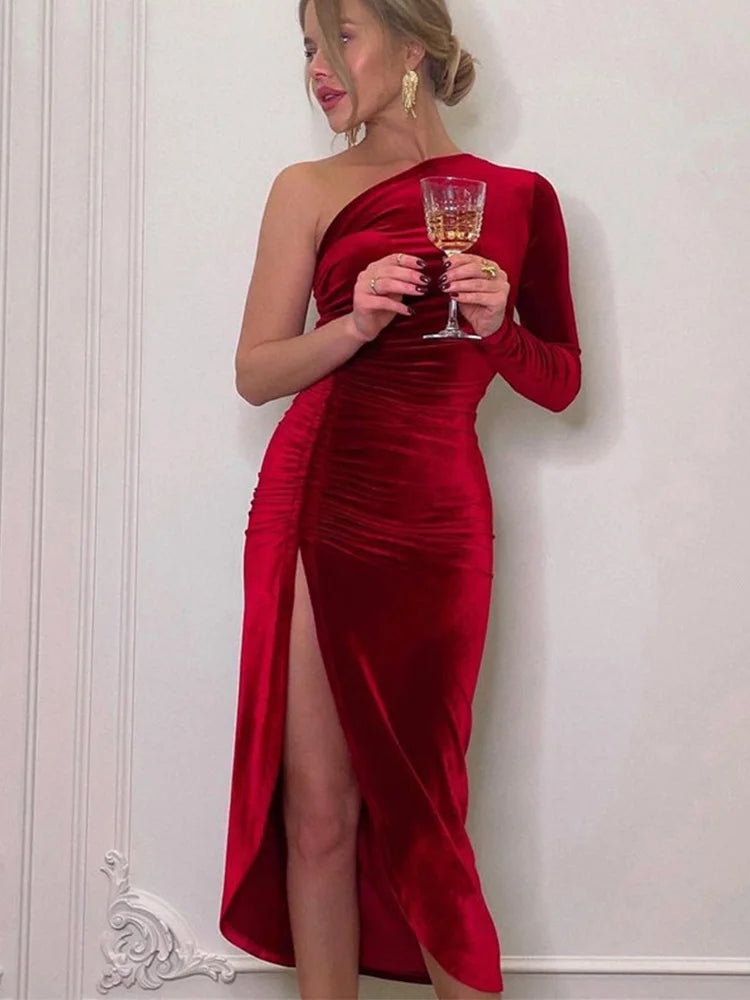 velvet dress